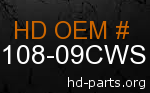 hd 66108-09CWS genuine part number