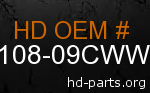 hd 66108-09CWW genuine part number