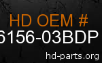 hd 66156-03BDP genuine part number
