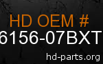 hd 66156-07BXT genuine part number