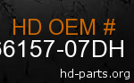 hd 66157-07DH genuine part number