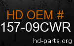 hd 66157-09CWR genuine part number