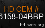 hd 66158-04BBP genuine part number
