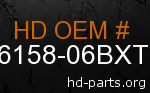 hd 66158-06BXT genuine part number