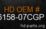 hd 66158-07CGP genuine part number