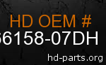 hd 66158-07DH genuine part number