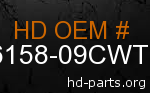 hd 66158-09CWT genuine part number