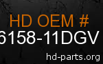 hd 66158-11DGV genuine part number