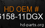 hd 66158-11DGX genuine part number