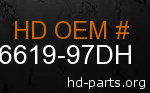 hd 6619-97DH genuine part number