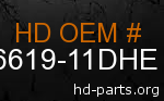 hd 66619-11DHE genuine part number