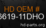 hd 66619-11DHO genuine part number