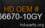 hd 66670-10GY genuine part number