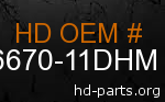 hd 66670-11DHM genuine part number