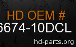 hd 66674-10DCL genuine part number
