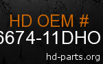 hd 66674-11DHO genuine part number