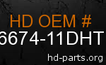 hd 66674-11DHT genuine part number