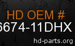 hd 66674-11DHX genuine part number