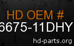 hd 66675-11DHY genuine part number