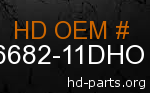 hd 66682-11DHO genuine part number