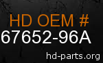 hd 67652-96A genuine part number