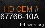 hd 67766-10A genuine part number