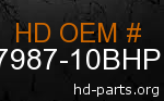 hd 67987-10BHP genuine part number
