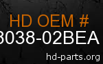 hd 68038-02BEA genuine part number