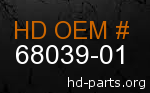 hd 68039-01 genuine part number