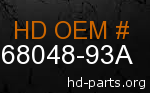 hd 68048-93A genuine part number