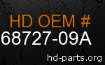 hd 68727-09A genuine part number