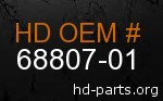 hd 68807-01 genuine part number