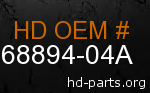 hd 68894-04A genuine part number