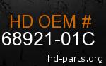 hd 68921-01C genuine part number