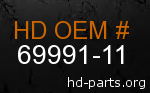 hd 69991-11 genuine part number