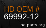 hd 69992-12 genuine part number