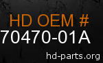 hd 70470-01A genuine part number