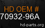 hd 70932-96A genuine part number