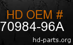 hd 70984-96A genuine part number