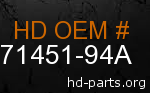 hd 71451-94A genuine part number
