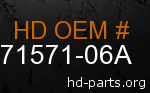 hd 71571-06A genuine part number
