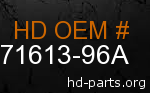 hd 71613-96A genuine part number