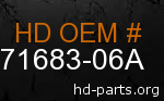 hd 71683-06A genuine part number
