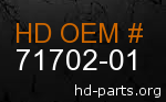 hd 71702-01 genuine part number