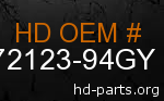 hd 72123-94GY genuine part number