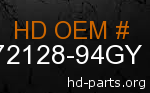 hd 72128-94GY genuine part number