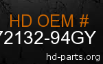 hd 72132-94GY genuine part number