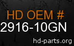 hd 72916-10GN genuine part number