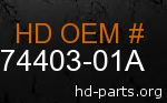 hd 74403-01A genuine part number