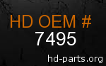 hd 7495 genuine part number